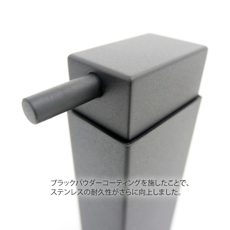 ZACK 40405 LINEA ドイツZACK社製モダンデザインのリキッドディスペンサー マットブラック 壁付けタイプ DIY [在庫有り]
