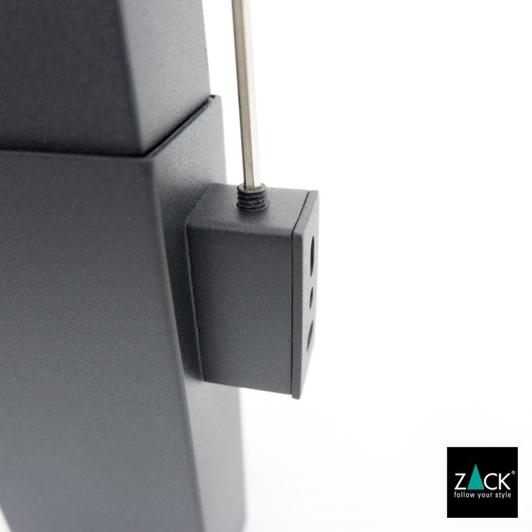 ZACK 40405 LINEA ドイツZACK社製モダンデザインのリキッドディスペンサー マットブラック 壁付けタイプ DIY [在庫有り]