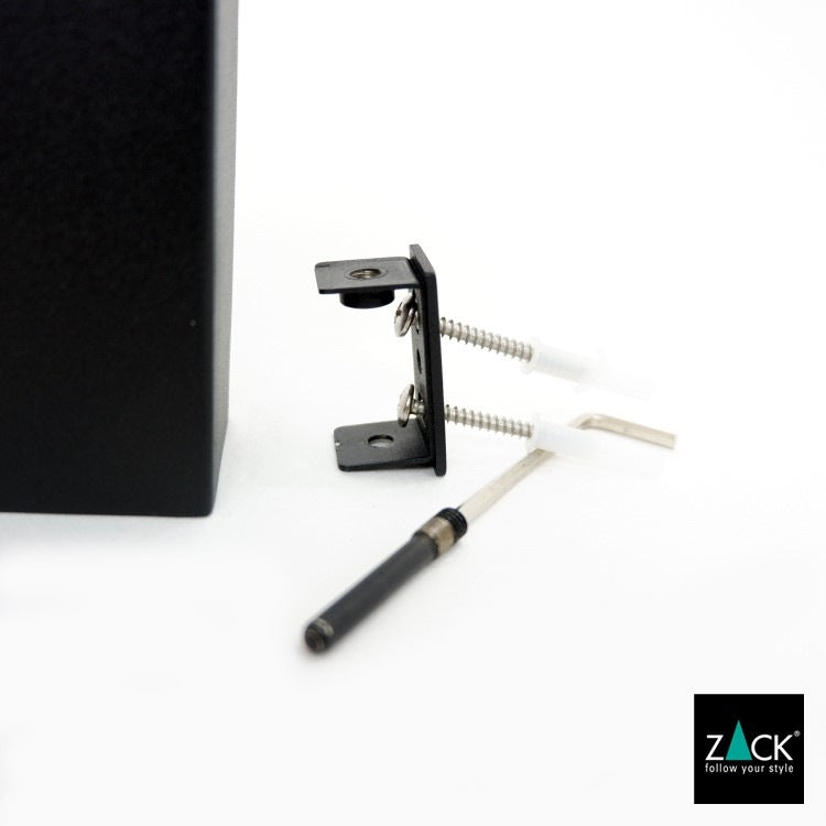 ZACK 40405 LINEA ドイツZACK社製モダンデザインのリキッドディスペンサー マットブラック 壁付けタイプ DIY [在庫有り]