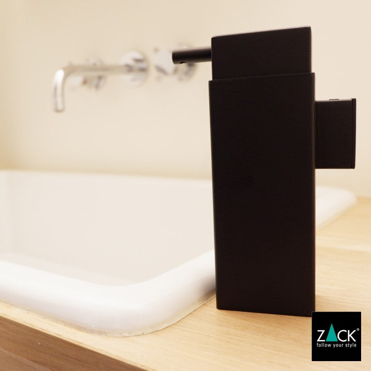 ZACK 40405 LINEA ドイツZACK社製モダンデザインのリキッドディスペンサー マットブラック 壁付けタイプ DIY [在庫有り]