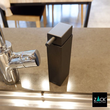 ZACK 40406 LINEA ドイツZACK社製モダンデザインのリキッドディスペンサー マットブラック [在庫有り]
