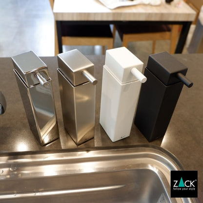 ZACK 40406 LINEA ドイツZACK社製モダンデザインのリキッドディスペンサー マットブラック [在庫有り]