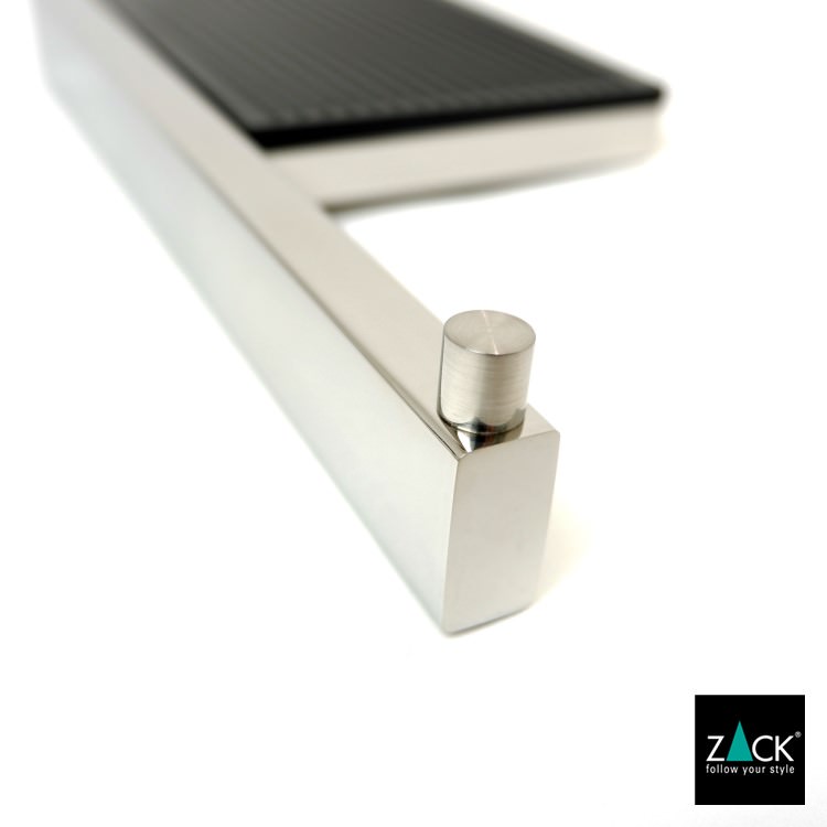 ZACK 40407 LINEA ドイツZACK社製モダンデザインのトイレットペーパーホルダー(トレイ付き) 壁付けタイプ DIY MP [在庫有り] H2-62