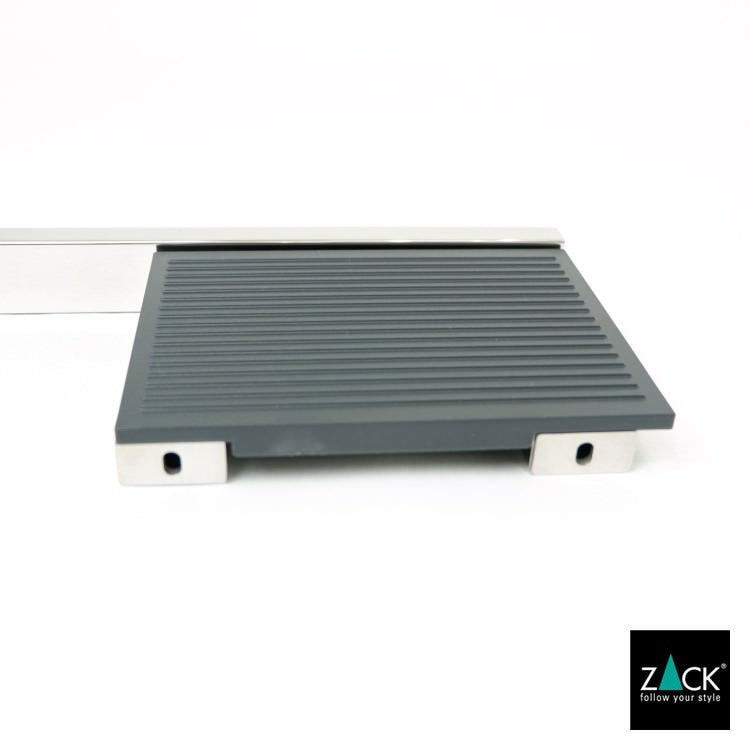 ZACK 40407 LINEA ドイツZACK社製モダンデザインのトイレットペーパーホルダー(トレイ付き) 壁付けタイプ DIY MP [在庫有り] H2-62