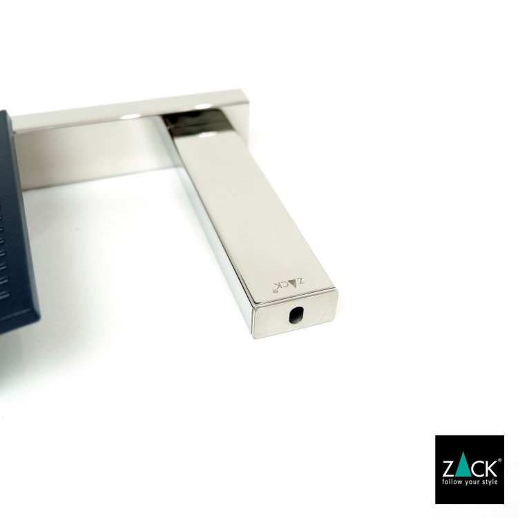 ZACK 40407 LINEA ドイツZACK社製モダンデザインのトイレットペーパーホルダー(トレイ付き) 壁付けタイプ DIY MP [在庫有り] H2-62