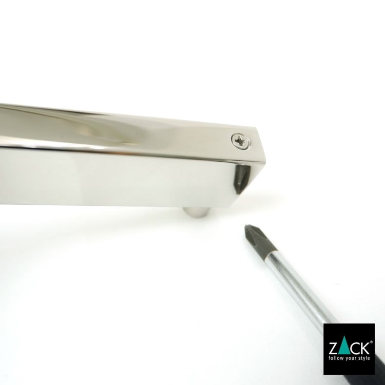 ZACK 40407 LINEA ドイツZACK社製モダンデザインのトイレットペーパーホルダー(トレイ付き) 壁付けタイプ DIY MP [在庫有り] H2-62