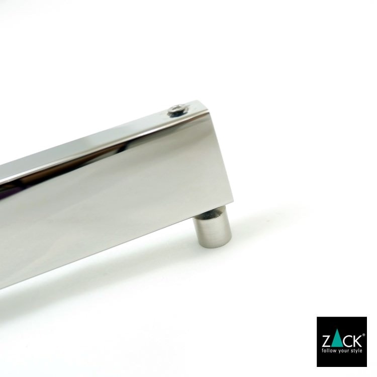 ZACK 40407 LINEA ドイツZACK社製モダンデザインのトイレットペーパーホルダー(トレイ付き) 壁付けタイプ DIY MP [在庫有り] H2-62