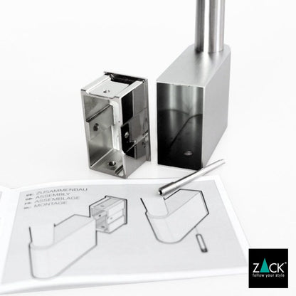 ZACK 40412 ATORE ドイツZACK社製モダンデザインのスペアトイレットペーパーホルダー 予備ロール 壁付けタイプ DIY HL [在庫有り]