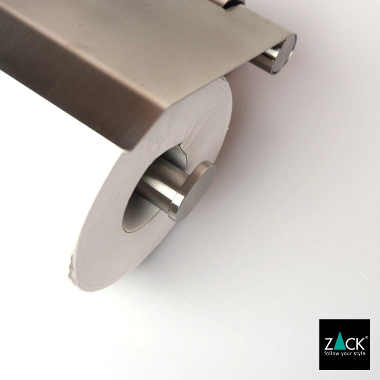 ZACK 40415 ATORE ドイツZACK社製モダンデザインのトイレットペーパーホルダー(フラップタイプ) 壁付けタイプ DIY HL [在庫有り]