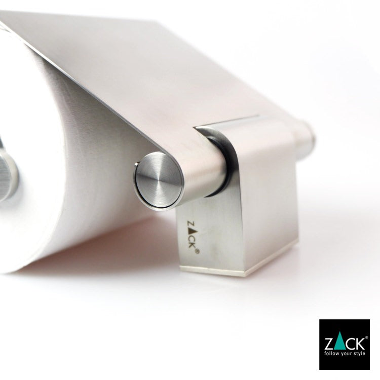 ZACK 40415 ATORE ドイツZACK社製モダンデザインのトイレットペーパーホルダー(フラップタイプ) 壁付けタイプ DIY HL [在庫有り]