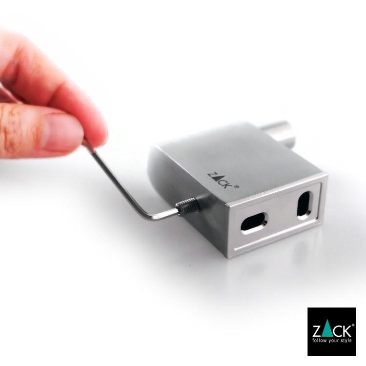 ZACK 40419 ATORE ドイツZACK社製モダンデザインのタオルフック 壁付けタイプ DIY HL [在庫有り]
