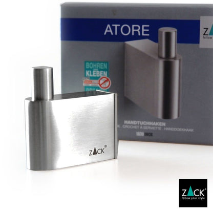 ZACK 40419 ATORE ドイツZACK社製モダンデザインのタオルフック 壁付けタイプ DIY HL [在庫有り]