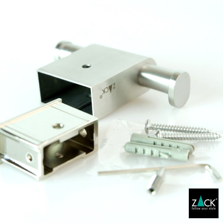 ZACK 40420 ATORE ドイツZACK社製モダンデザインのダブルタオルフック 壁付けタイプ DIY HL [在庫有り]H1