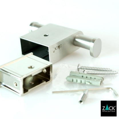 ZACK 40420 ATORE ドイツZACK社製モダンデザインのダブルタオルフック 壁付けタイプ DIY HL [在庫有り]H1