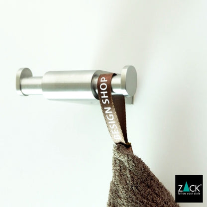 ZACK 40420 ATORE ドイツZACK社製モダンデザインのダブルタオルフック 壁付けタイプ DIY HL [在庫有り]H1