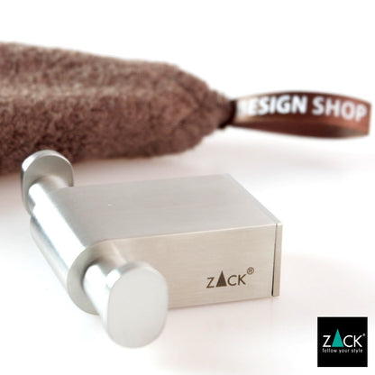 ZACK 40420 ATORE ドイツZACK社製モダンデザインのダブルタオルフック 壁付けタイプ DIY HL [在庫有り]H1