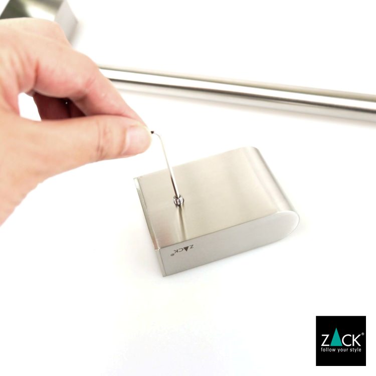 ZACK 40421 ATORE ドイツZACK社製モダンデザインのタオルレール 壁付けタイプ DIY HL [在庫有り]