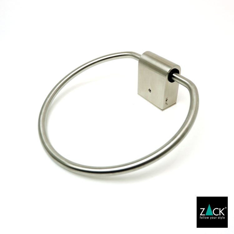 ZACK 40423 ATORE ドイツZACK社製モダンデザインのタオルリング 壁付けタイプ DIY HL [在庫有り]H1