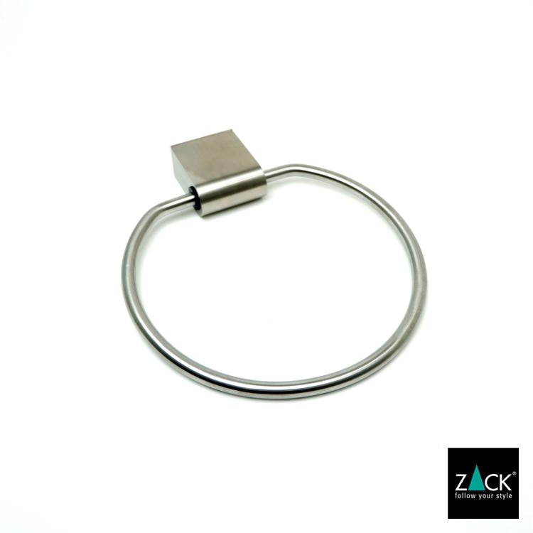 ZACK 40423 ATORE ドイツZACK社製モダンデザインのタオルリング 壁付けタイプ DIY HL [在庫有り]H1