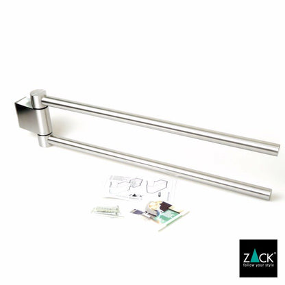 ZACK 40424 ATORE ドイツZACK社製モダンデザインのタオルホルダー 壁付けタイプ DIY HL [お取寄せ] H2-30