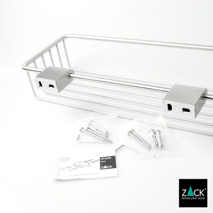 ZACK 40426 ATORE ドイツZACK社製モダンデザインのシャワーバスケットL 壁付けタイプ DIY HL [在庫有り]H1