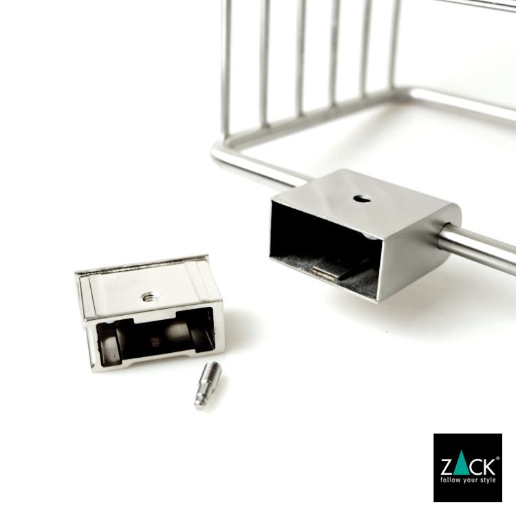 ZACK 40426 ATORE ドイツZACK社製モダンデザインのシャワーバスケットL 壁付けタイプ DIY HL [在庫有り]H1