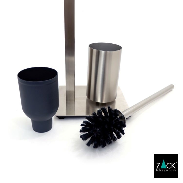 ZACK 40435 ATORE ドイツZACK社製モダンデザインのトイレットペーパースタンド トイレットバトラー HL [在庫有り]H1
