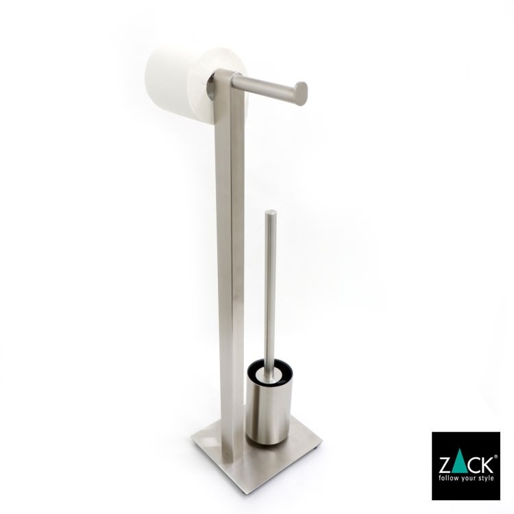 ZACK 40435 ATORE ドイツZACK社製モダンデザインのトイレットペーパースタンド トイレットバトラー HL [在庫有り]H1