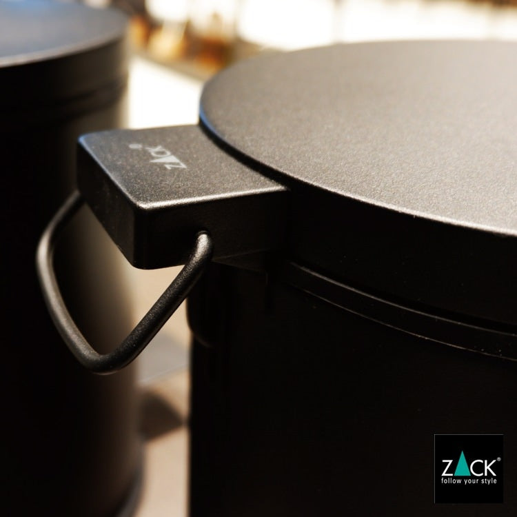ZACK 40436 VASCA ドイツZACK社製モダンデザインのペダルビン マットブラック [在庫有り]