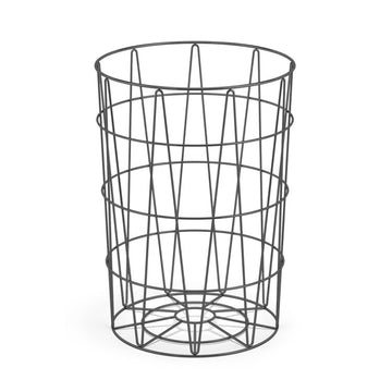 ZACK 40437 SATONE ドイツZACK社製モダンデザインのランドリーバスケット マットブラック [お取寄せ] H2-338