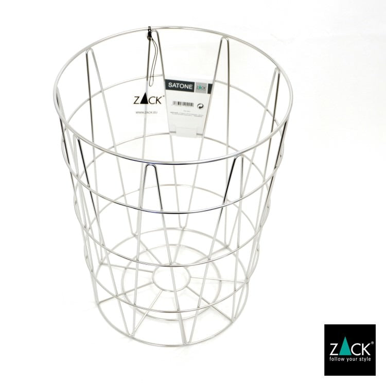 ZACK 40441 SATONE ドイツZACK社製モダンデザインのペーパーバスケット HL [在庫有り] H2-776