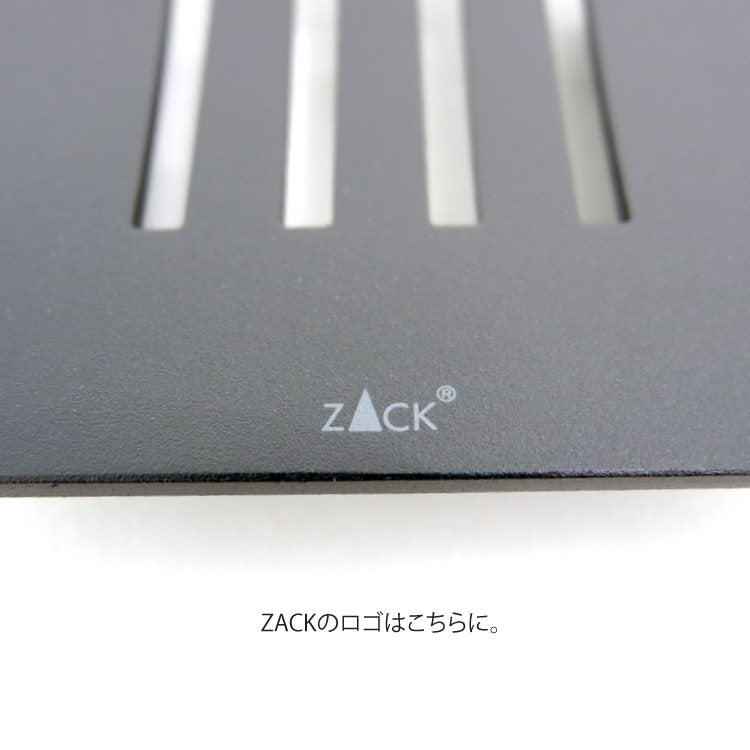 ZACK 40443 ABBACO ドイツZACK社製モダンデザインのソープディッシュ マットブラック [お取寄せ] H2-71