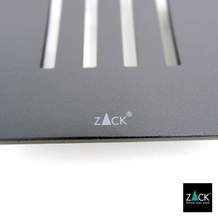 ZACK 40443 ABBACO ドイツZACK社製モダンデザインのソープディッシュ マットブラック [お取寄せ] H2-71