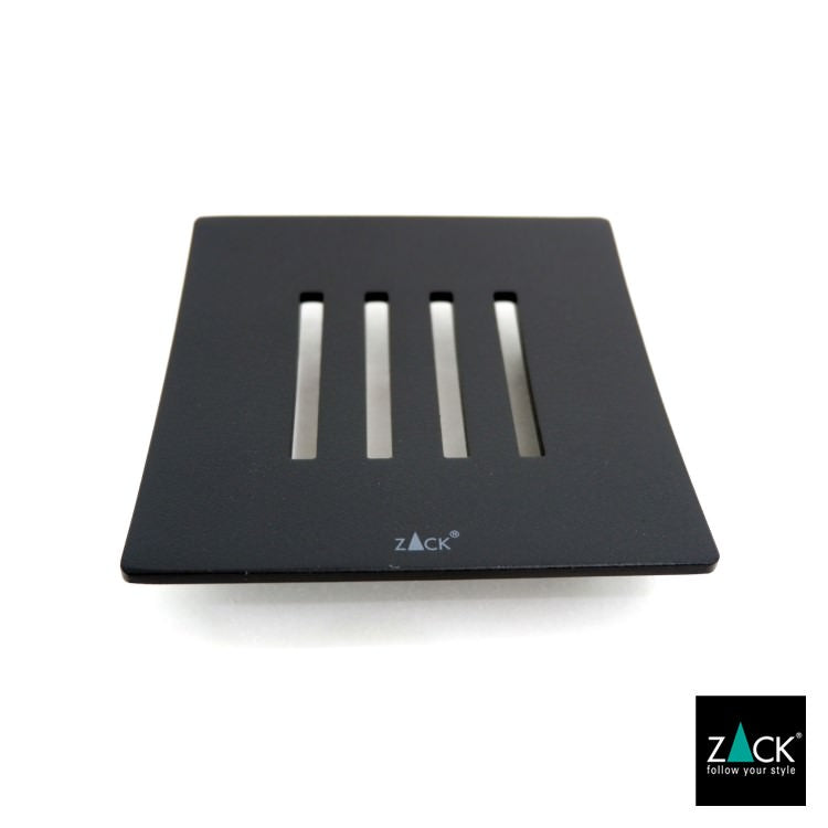 ZACK 40443 ABBACO ドイツZACK社製モダンデザインのソープディッシュ マットブラック [お取寄せ] H2-71