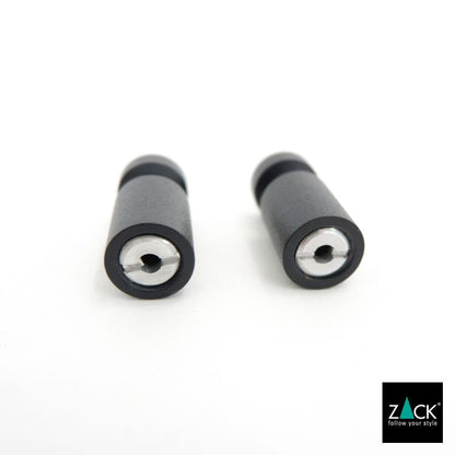 ZACK 40444 AIVO ドイツZACK社製モダンデザインのタオルフックS マットブラック 2個セット 壁付けタイプ DIY [在庫有り]
