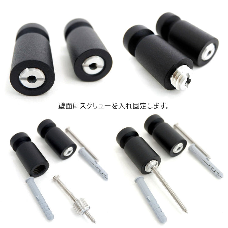 ZACK 40445 AIVO ドイツZACK社製モダンデザインのタオルフックM マットブラック 2個セット 壁付けタイプ DIY [在庫有り]