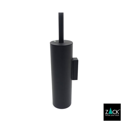 [サンプル品] ZACK 40448 TUBO ドイツZACK社製モダンデザインのトイレブラシ マットブラック 壁付けタイプ DIY [在庫有り]