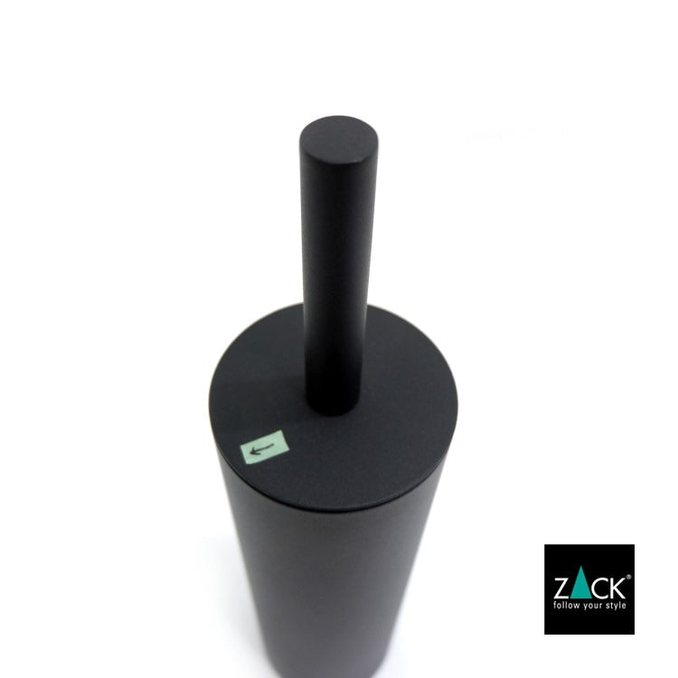 [サンプル品] ZACK 40448 TUBO ドイツZACK社製モダンデザインのトイレブラシ マットブラック 壁付けタイプ DIY [在庫有り]