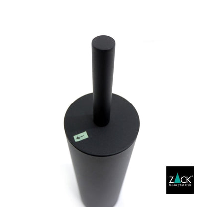 [サンプル品] ZACK 40448 TUBO ドイツZACK社製モダンデザインのトイレブラシ マットブラック 壁付けタイプ DIY [在庫有り]