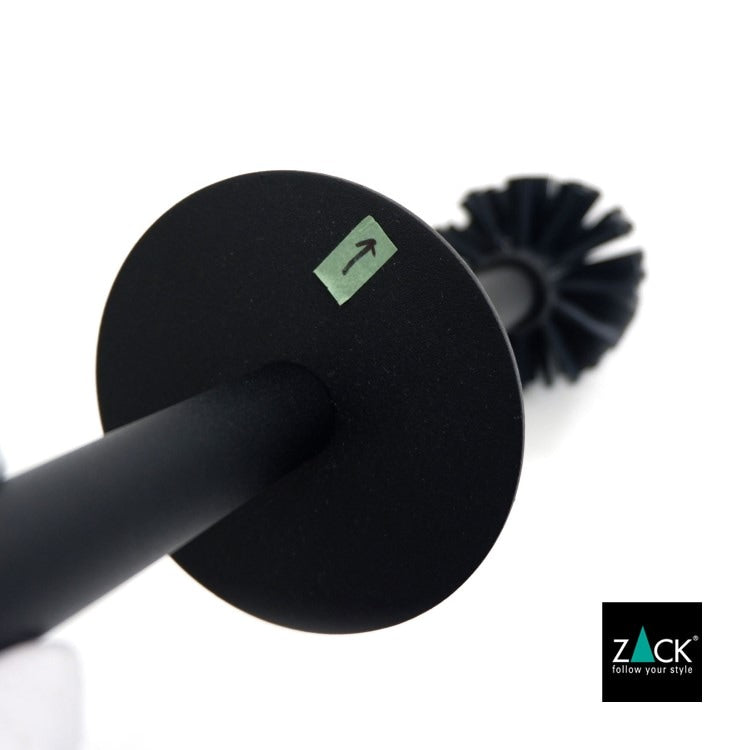 [サンプル品] ZACK 40448 TUBO ドイツZACK社製モダンデザインのトイレブラシ マットブラック 壁付けタイプ DIY [在庫有り]