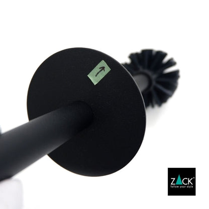 [サンプル品] ZACK 40448 TUBO ドイツZACK社製モダンデザインのトイレブラシ マットブラック 壁付けタイプ DIY [在庫有り]