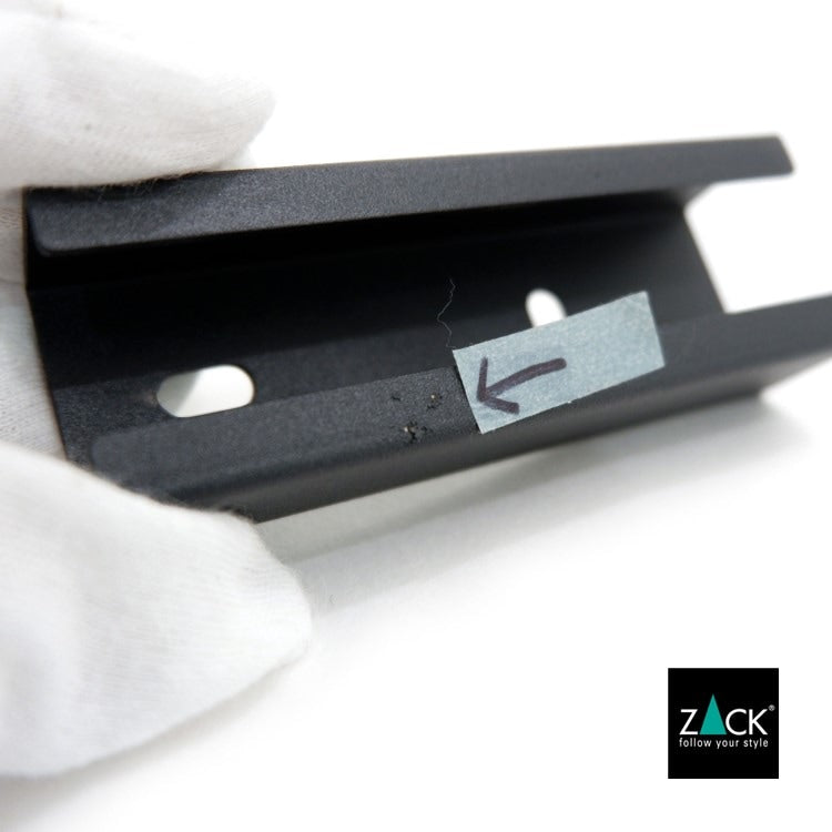 [サンプル品] ZACK 40448 TUBO ドイツZACK社製モダンデザインのトイレブラシ マットブラック 壁付けタイプ DIY [在庫有り]