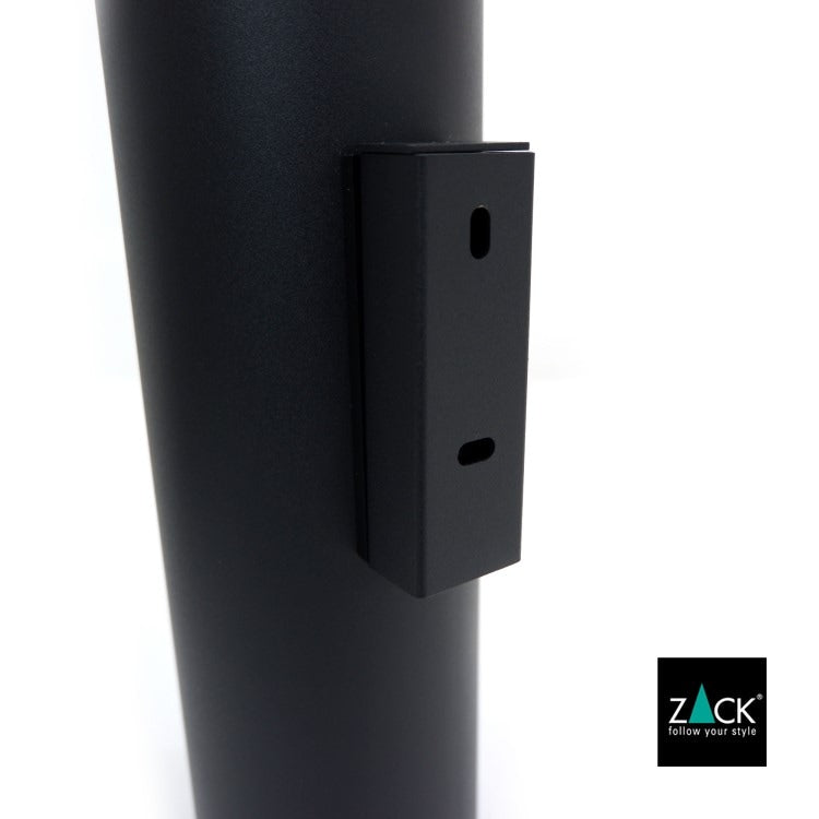 [サンプル品] ZACK 40448 TUBO ドイツZACK社製モダンデザインのトイレブラシ マットブラック 壁付けタイプ DIY [在庫有り]