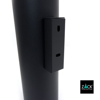 [サンプル品] ZACK 40448 TUBO ドイツZACK社製モダンデザインのトイレブラシ マットブラック 壁付けタイプ DIY [在庫有り]