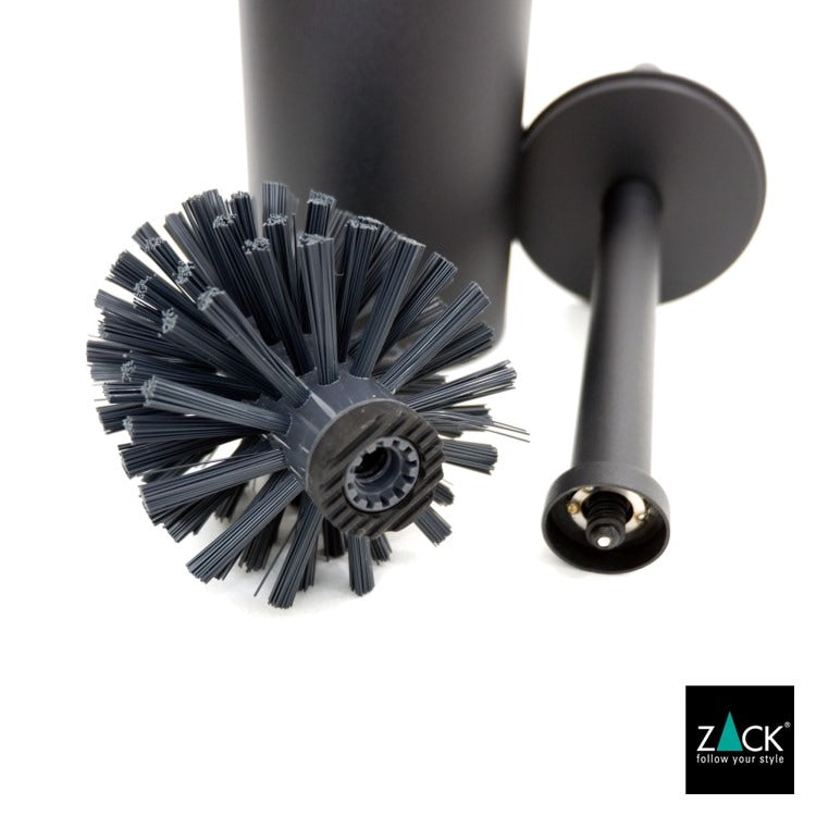 ZACK 40448 TUBO ドイツZACK社製モダンデザインのトイレブラシ マットブラック 壁付けタイプ DIY [在庫有り] H2-59