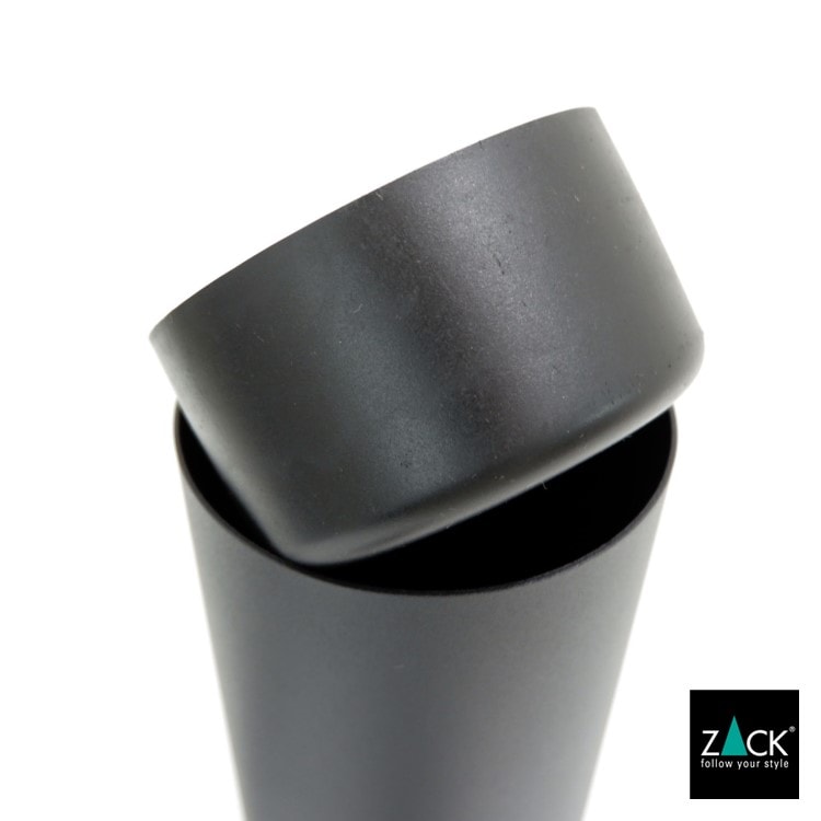 ZACK 40448 TUBO ドイツZACK社製モダンデザインのトイレブラシ マットブラック 壁付けタイプ DIY [在庫有り] H2-59