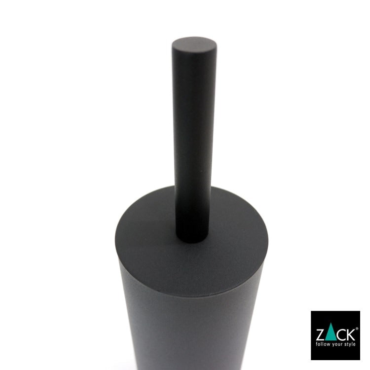 ZACK 40448 TUBO ドイツZACK社製モダンデザインのトイレブラシ マットブラック 壁付けタイプ DIY [在庫有り] H2-59