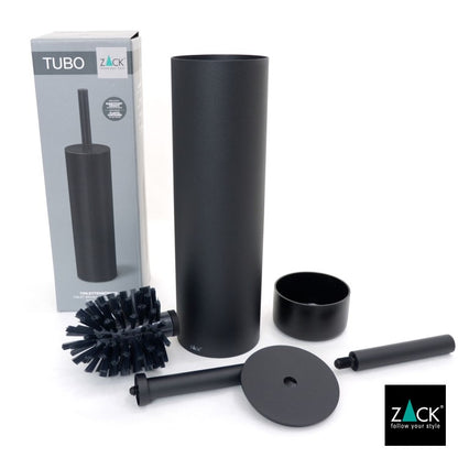 ZACK 40449 TUBO ドイツZACK社製モダンデザインのトイレブラシ マットブラック [在庫有り]