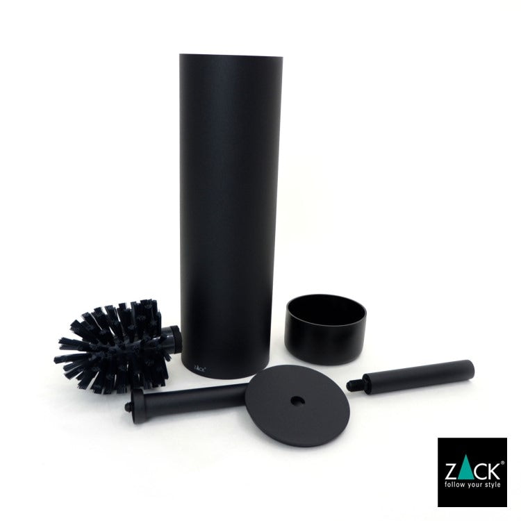ZACK 40449 TUBO ドイツZACK社製モダンデザインのトイレブラシ マットブラック [在庫有り]