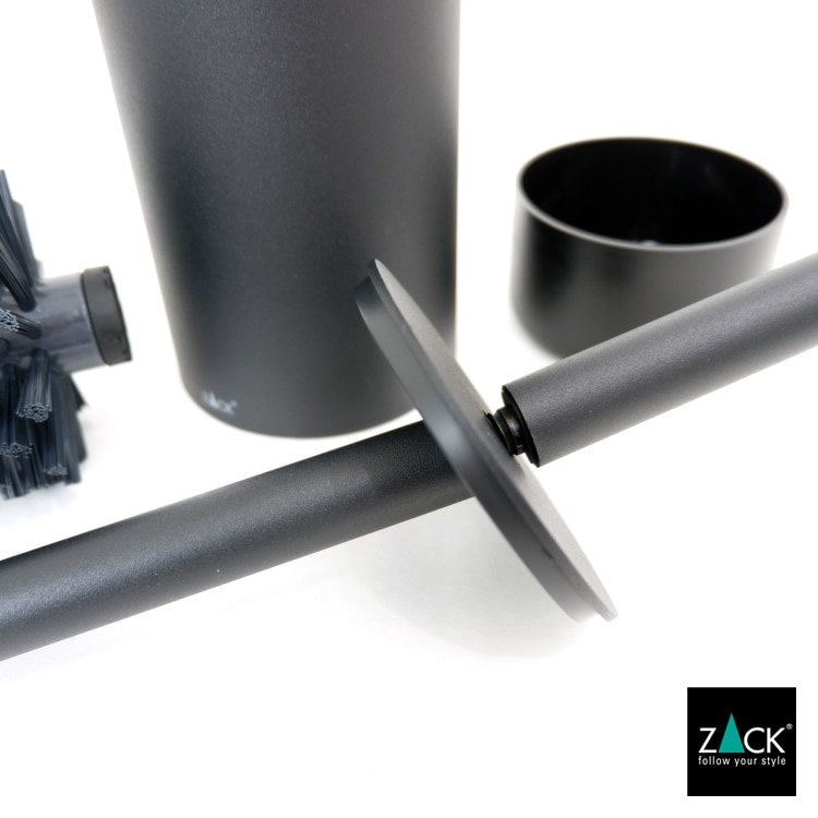 ZACK 40449 TUBO ドイツZACK社製モダンデザインのトイレブラシ マットブラック [在庫有り]